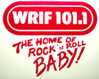 wrif 101.1 the home of rock n' roll baby vintage t-shirt iron-on